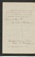 Nachlass Franz Steindachner, Brief von Antonio M. Budinich an Franz Steindachner (25.09.1883), Inv.Nr. 65.01, Seite 2